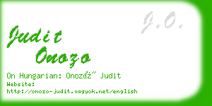 judit onozo business card